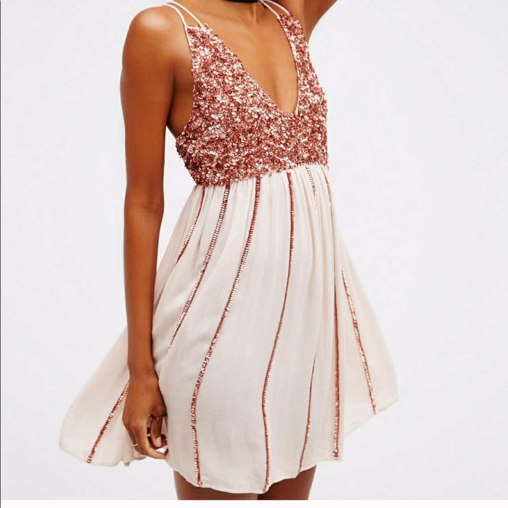 Free People Glitter Girl Slip